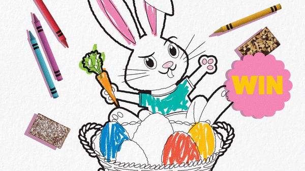 CHOC-LOADED EASTER COLOURING COMP