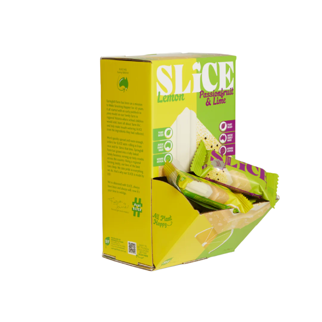 SLICE Mixed Box - Lemon SLICE and Passionfruit & Lime SLICE