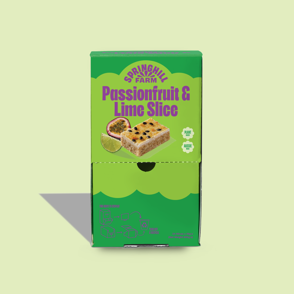 Passionfruit and Lime SLICE