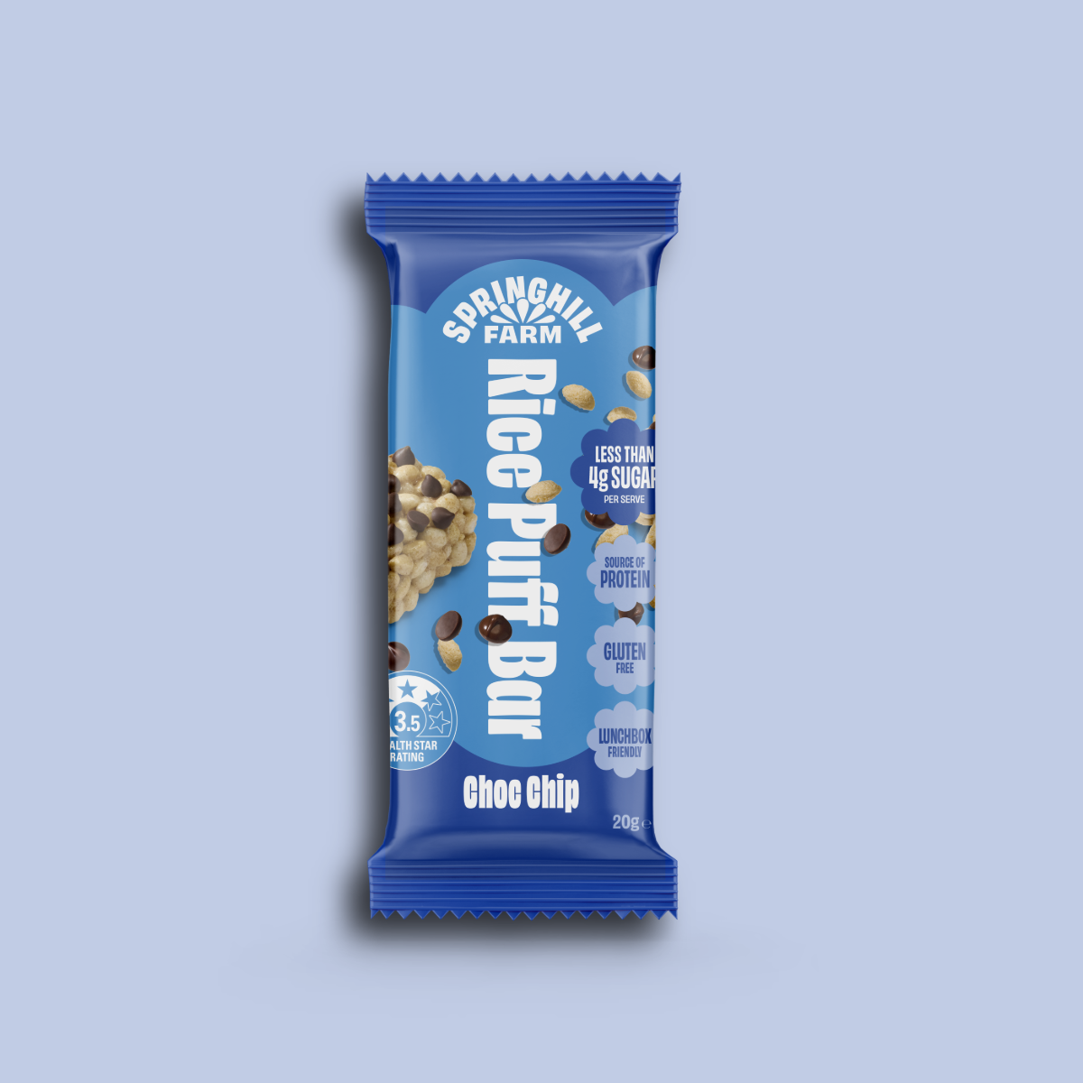 Rice Puff Lunchbox Snack Bar Choc Chip (20g)
