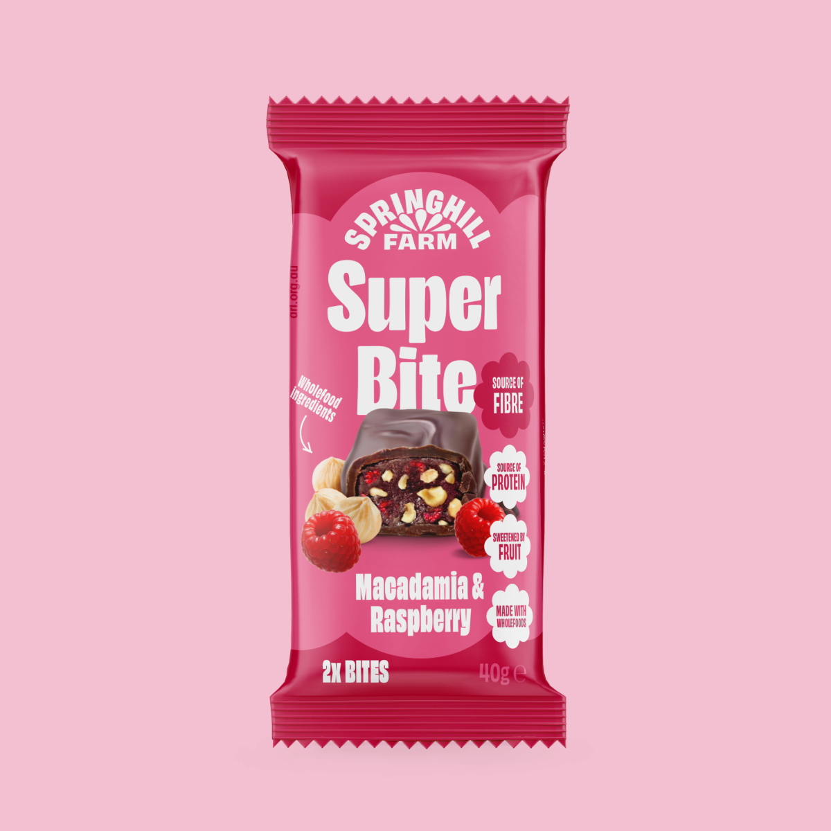 Super Bite - Macadamia & Raspberry (40g)