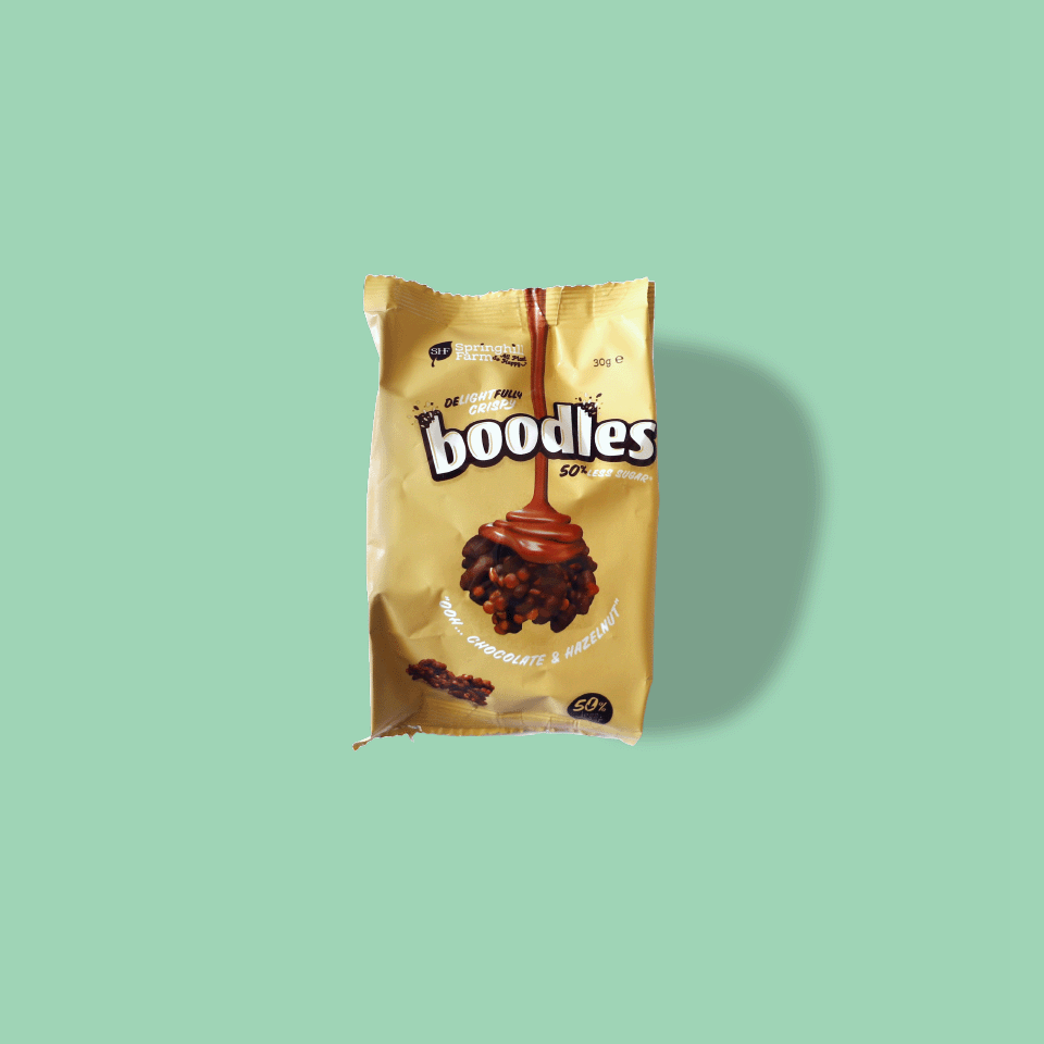 Chocolate and Hazelnut boodles (30g x 14 packs)