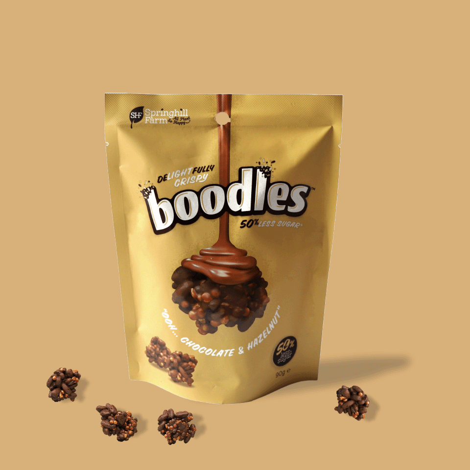 Chocolate and Hazelnut boodles (90g x 10 pouches)