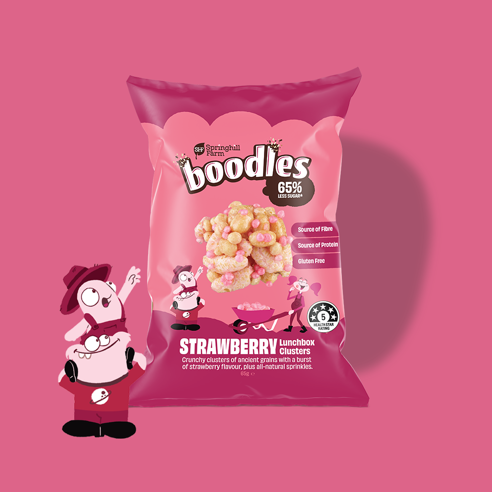 boodles Lunchbox Clusters - Strawberry (65g)