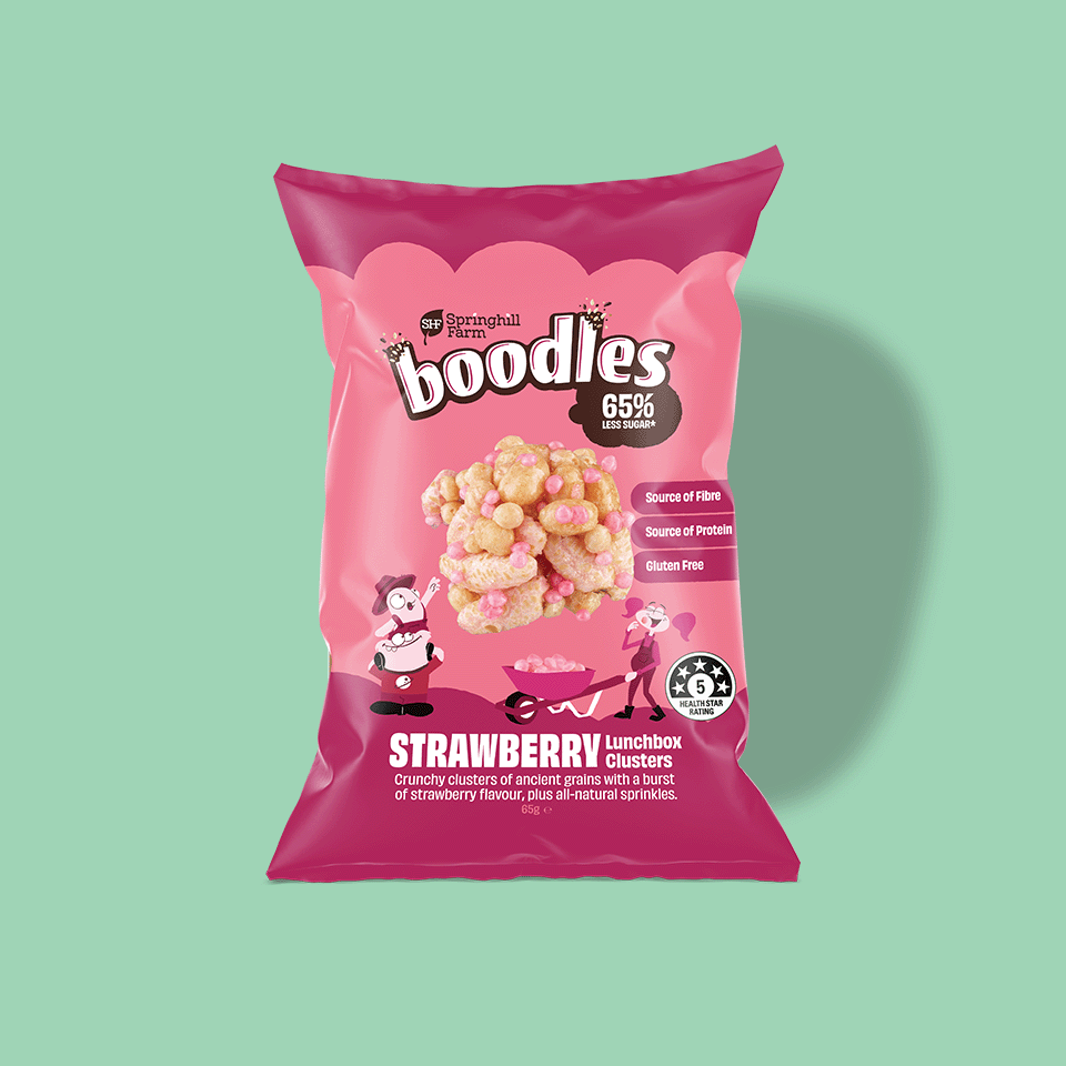 boodles Lunchbox Clusters - Strawberry (65g)