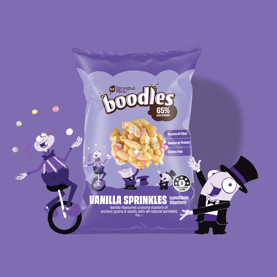 boodles Lunchbox Clusters - Vanilla Sprinkle (65g)